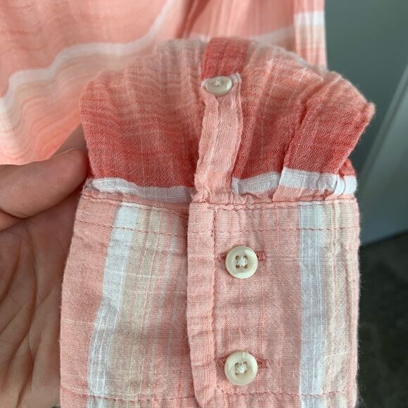 Merlona Pink and White Tunic, Size M - Picture 4 of 8